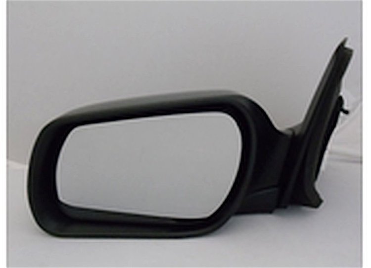LH DOOR MIRROR PWR HTD SMOOTH BLK P NON-FLDG MAZDA3 04-09