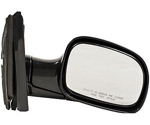 RH DOOR MIRROR MAN NON-HTD SMOOTH BLK FLDG CARAVAN/VOYAGER/TOWN COUNTRY 01- 07
