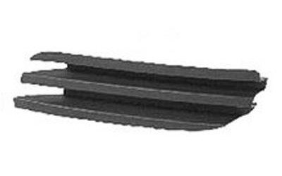 LH LWR CVR INSERT W/O FOG LAMPS MAT BLK TOWN COUNTRY 08-10