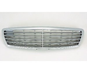 GRILLE CHR/SIL W/O PROXIMITY CRUISE CONTROL W/ ELEGANCE PKG MERCEDES-BENZ E -CLASS SDN/WGN 03-06