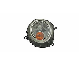 LH H.L. COMBINATION TYPE HALOGEN W/ YELLOW INDICATOR W/O AUTO ADJUST HEADLA MP MINI COOPER H/B 07-10 CONV 09-10 CLUBMAN 08-10