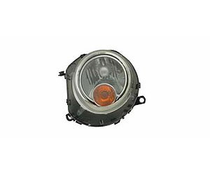 RH H.L. COMBINATION TYPE HALOGEN W/ YELLOW INDICATOR W/O AUTO ADJUST HEADLA MP MINI COOPER H/B 07-10 CONV 09-10 CLUBMAN 08-10