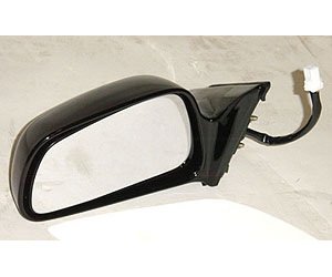 LH DOOR MIRROR PWR HTD GLOSS BLK NON-FLDG GALANT 99-03