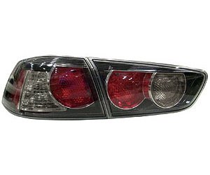 TAILLMP INNER OUTER REPLACEMENT SET SMOKE LENS LANCER 08-10