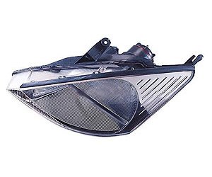 RH H.L. ASSY C COMBINATION TYPE W/O HID LAMPS W/ CHR BEZEL W/O SVT FOCUS 00-04