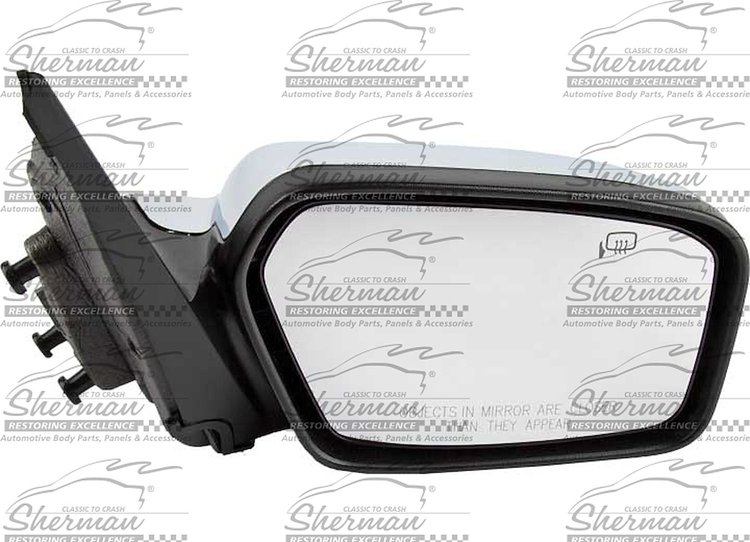 RH MIRROR OUTSIDE RR VIEW W/HEAT W/PUDDLE W/MEMORY CHR COVER MKZ 07-09