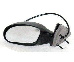 LH DOOR MIRROR PWR HTD SMOOTH BLK P FLDG TAURUS 00-07 SABLE 00-05