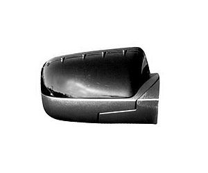 RH DOOR MIRROR PWR TEXT BLK W/GLOSS BLK CVR P W/MAN FLDG TAURUS 08-09