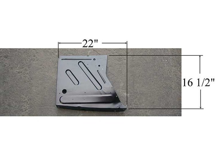 LH FRONT FENDER APRON INN