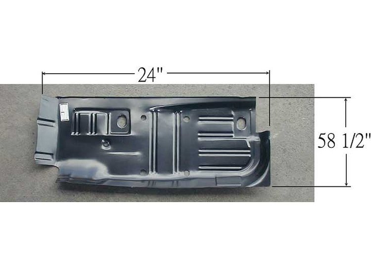 Full Length Floor Pan 1964-70 Mustang Coupe/Fastback