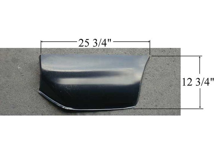 Lower Rear Section Quarter Panel 1967-68 Mustang