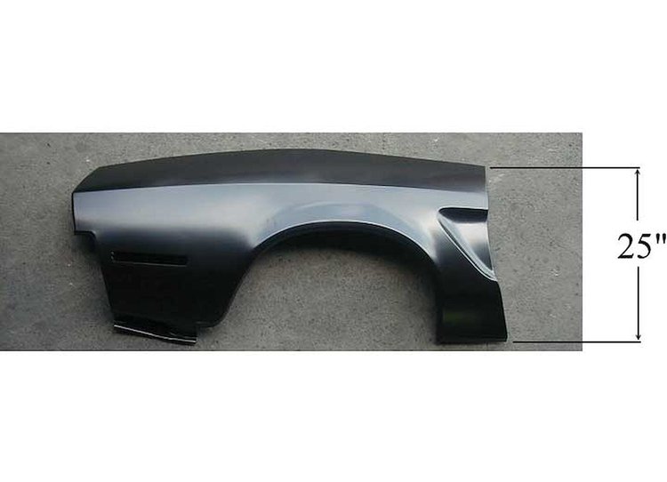 Quarter Panel Skin 1975-78 Mustang II