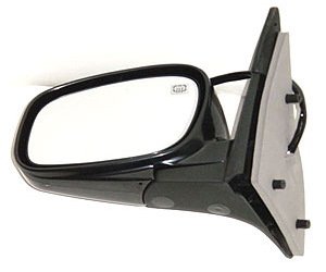 LH DOOR MIRROR PWR HTD SMOOTH BLK P NON-FLDG W/O MEM TOWNCAR 98-02
