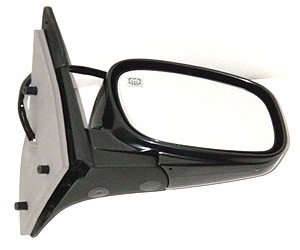 RH DOOR MIRROR PWR HTD SMOOTH BLK P NON-FLDG W/O MEM TOWNCAR 98-02