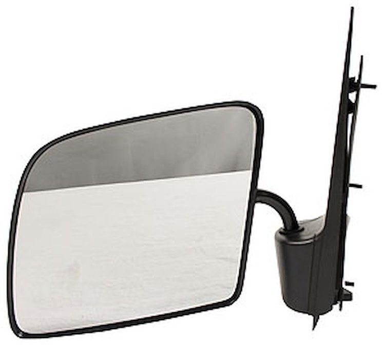 LH DOOR MIRROR MAN NON-HTD TEXT BLK SWINGLOCK PADDLE TYPE ECONOLINE 92-07