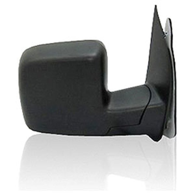 RH DOOR MIRROR PWR NON-HTD TEXT BLK FLDG W/DUAL GLASS W/PUDDLE LAMP ECONOLI NE 02-07