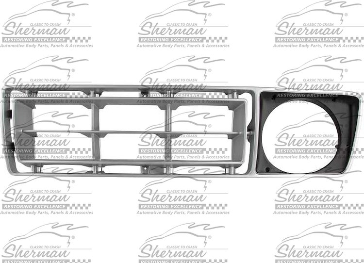 LH GRILLE 2 PC ARG/BLK FORD P/U 76-77