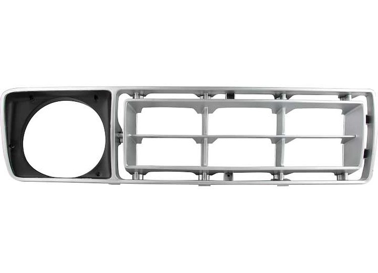 RH GRILLE 2 PC ARG/BLK FORD P/U 76-77