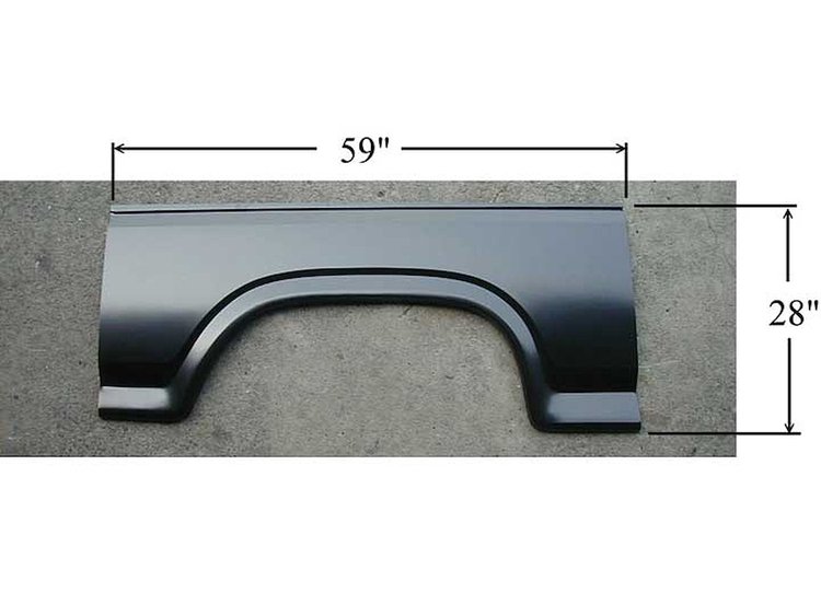 RH WHL OPNG REPAIR PNL FULL W/O GAS HOLE FORD P/U 80-86