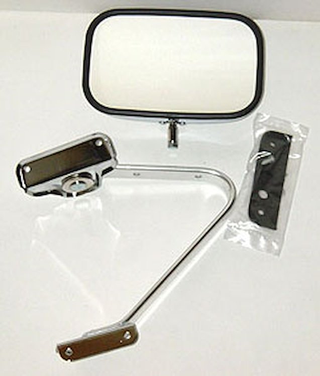 LH DOOR MIRROR MAN CHR SWING LOCK DESIGN RANGER 83-92 BRONCO II 84-90