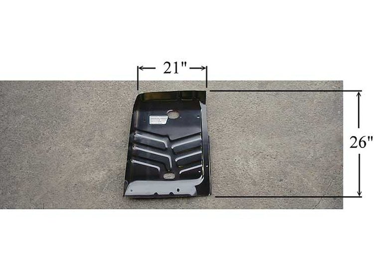 576-40R Front Side Cab Floor Pan Section Fits 1983-1988 Gen 2 Ford Bronco, Ranger [Right/Passenger Side]