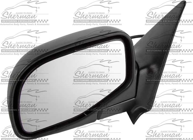 LH DOOR MIRROR PWR NON-HTD TEXT BLK FLDG RANGER W/O SPLASH 98-03 W/O OFF ROAD PKG 04-05