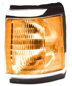 LH PARK LAMP W/ BLK CHR TRIM FORD P/U/BRONCO 87-91