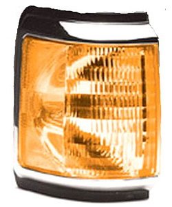 RH PARK LAMP W/ BLK CHR TRIM FORD P/U/BRONCO 87-91