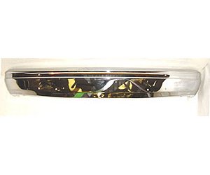 FT BUMPER W/O MLDG HOLES CHR FORD P/U/BRONCO 87-91 - US CHR
