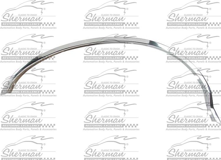 577-92L Front Wheel Well Molding for 1987-1996 Ford Bronco, 1987-1998 Ford F150, F250, F350 Trucks [Left/Driver Side]