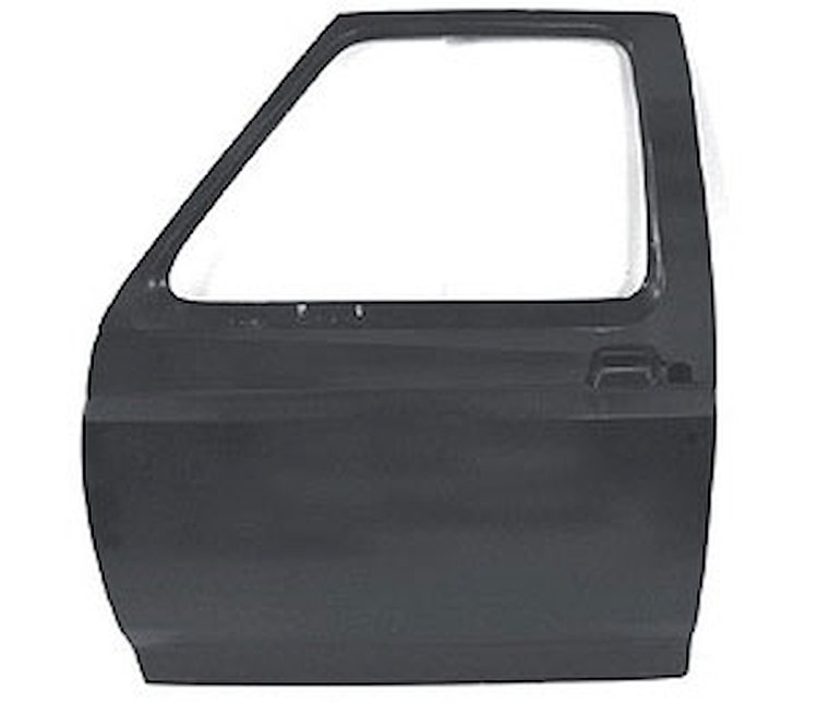 LH FT DOORSHELL C W/ LOW MTD SWING AWAY MIRROR FORD P/U 87-98 BRONCO 87 -96