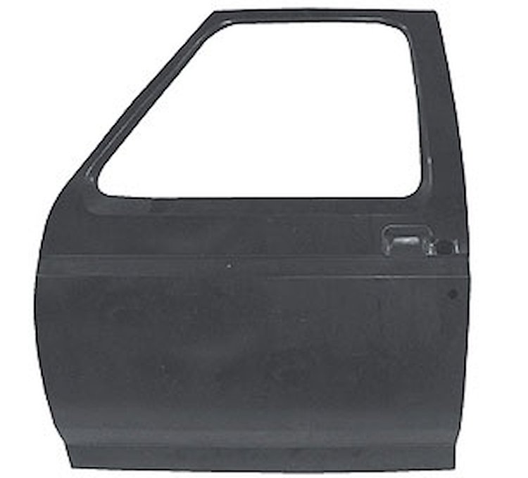 LH FT DOORSHELL C W/O LOW MTD SWING AWAY MIRROR W/PADDLE DESIGN MIRROR FORD P/U 92-98 BRONCO 92-96