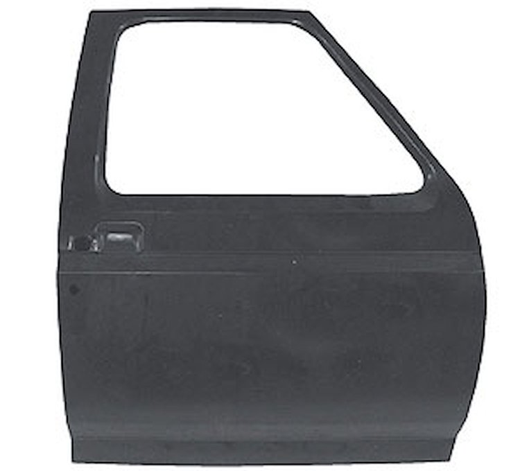 RH FT DOORSHELL C W/O LOW MTD SWING AWAY MIRROR W/PADDLE DESIGN MIRROR FORD P/U 92-98 BRONCO 92-96