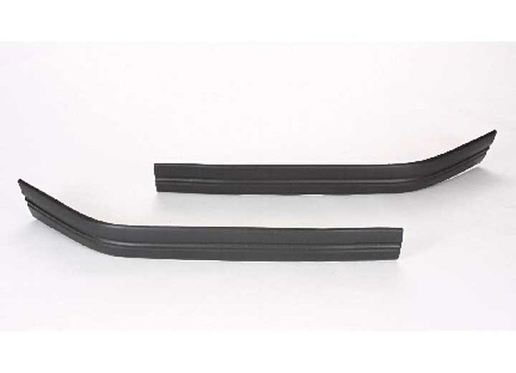 LH OUTER FT BMPR MLDG BLK FORD P/U 92-98 BRONCO 92-96 EDDIE BAUER/XLT GA S MODELS DIESEL W/ TURBO