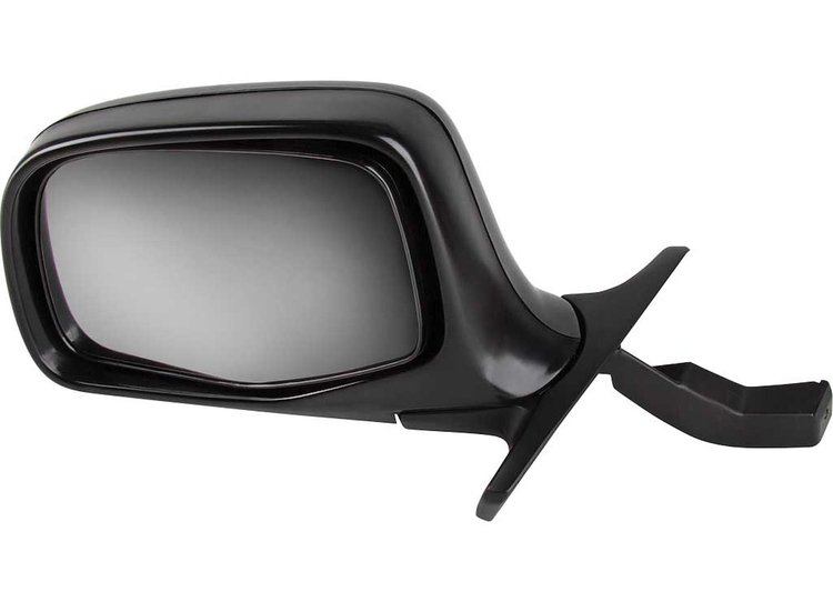 LH DOOR MIRROR MAN NON-HTD CHR/BLK NON-FLDG PADDLE DESIGN FORD P/U 92-98 B RONCO 92-96