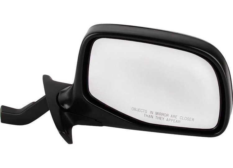RH DOOR MIRROR MAN NON-HTD CHR/BLK NON-FLDG PADDLE DESIGN FORD P/U 92-98 B RONCO 92-96