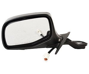 LH DOOR MIRROR PWR NON-HTD CHR/BLK NON-FLDG PADDLE DESIGN FORD P/U 92-98 B RONCO 92-96