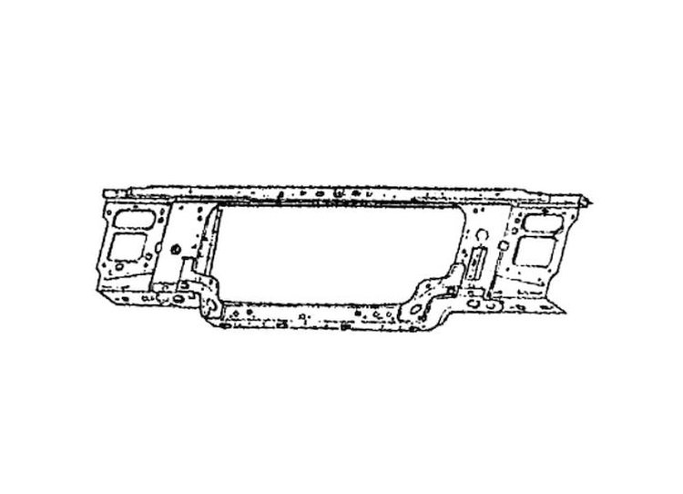 RAD SUPPORT W/ GAS ENGINE W/ OR W/O AIR W/ 28 5/8 IN.X18 1/8 IN. OPNG FORD P/U 92-98 BRONCO 92-96