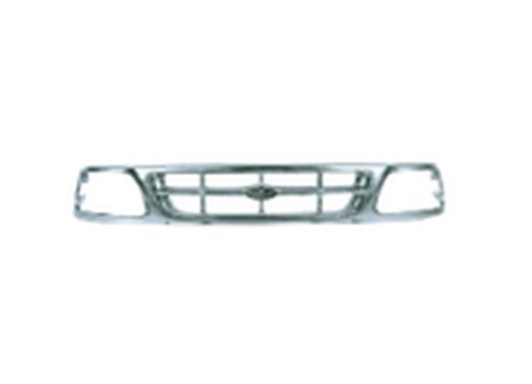 GRILLE CHR/SIL FORD F150/250 LD P/U 97-98