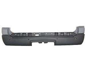 RR BUMPER CVR W/ RR OBJECT SENSOR UPR PRIMED LWR TEXTURED EXPEDITION NBX/XL S/XLT 04-06