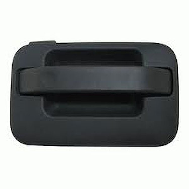 LH RR OTR DR HANDLE W/O CHR INSERT TEXT BLK F150 CREW CAB 04-08