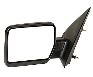 LH DOOR MIRROR PWR NON-HTD TEXT BLK FLDG W/O SIG NEW STYLE FORD F150 P/U 04 -08