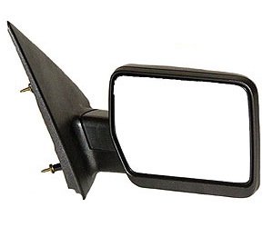 RH DOOR MIRROR PWR NON-HTD TEXT BLK FLDG W/O SIG NEW STYLE FORD F150 P/U 04 -08