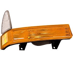 RH PARK/SIG LAMP AMBER/CLEAR F-SERIES SUPERDUTY P/U 01