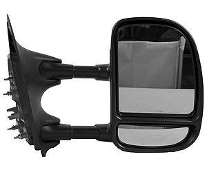 RH DOOR MIRROR MAN NON-HTD TEXT BLK FLDG TRAILER TOW TYPE F-SERIES SUPERDUT Y P/U 99-07