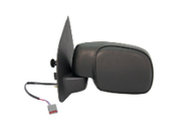 LH DOOR MIRROR PWR NON-HTD TEXT BLK FLDG PADDLE TYPE F-SERIES SUPERDUTY P/U 01-07
