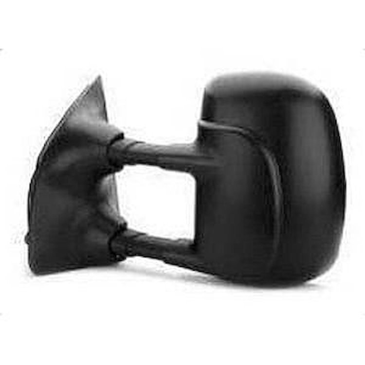 LH DOOR MIRROR PWR HTD TEXT BLK NON-FLDG TRAILER TOW TYPE W/O SIGNAL FORD S UPER DUTY P/U 03-07W/REC