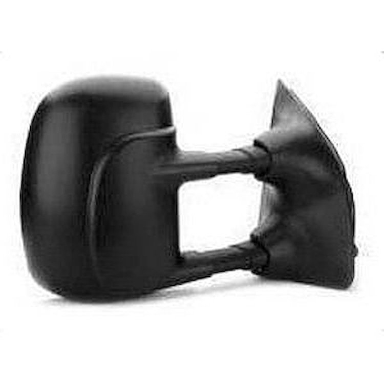 RH DOOR MIRROR PWR HTD TEXT BLK NON-FLDG TRAILER TOW TYPE W/O SIGNAL FORD S UPER DUTY P/U 03-07W/ RE