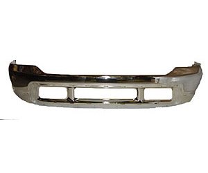 FT BUMPER W/O VALANCE HOLES CHR F-SERIES SUPERDUTY P/U 99-04 EXCURSION 00- 04