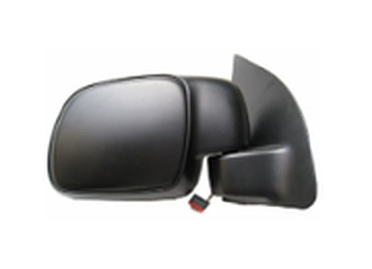 RH DOOR MIRROR PWR NON-HTD TEXT BLK FLDG W/O TOW SUPER DUTY 08-10
